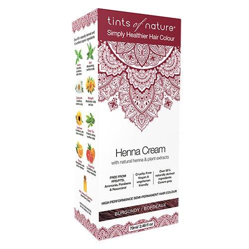 Henna Hårfarve Creme Burgundy fra Tints Of Nature 70 ml