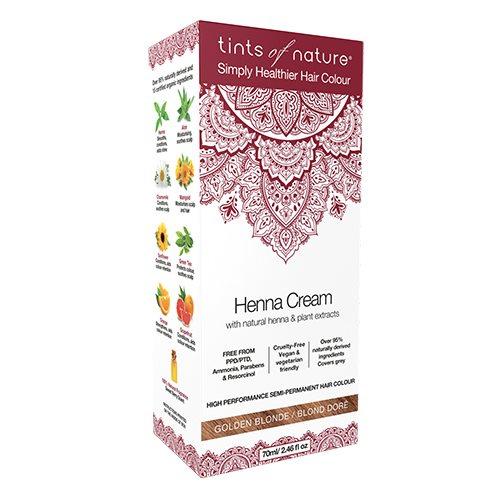 Henna Hårfarve Creme - Gylden Blond fra Tints Of Nature