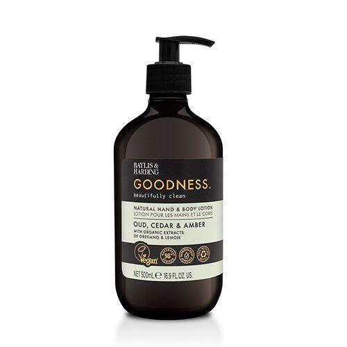 Baylis   Harding Goodness Hand   Body Lotion Oud  Cedar   Amber  500ml