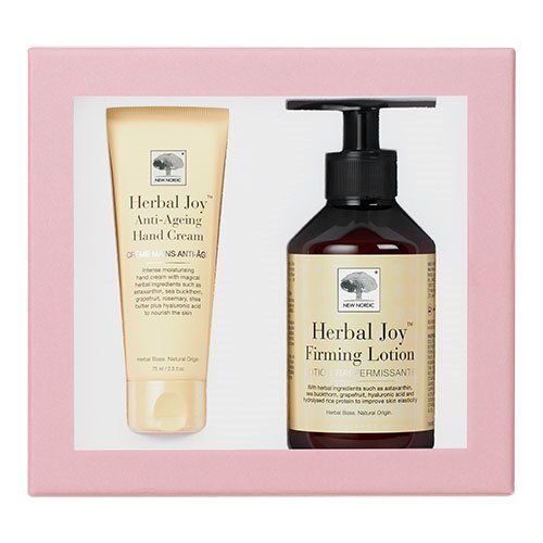 Herbal Joy Gaveæske   Værdi 388  Herbal Joy Hand Cream 75 Ml  Firming Lotion 250 Ml   1 Stk