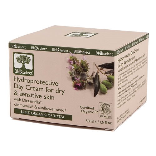 Bioselect Hydroprotective Day Cream For Dry   Sensitive Skin   50 Ml