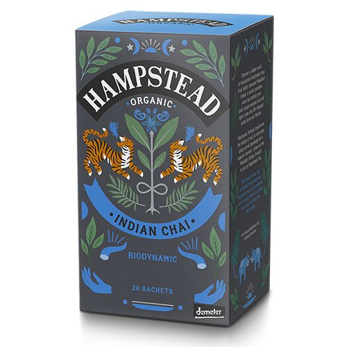Hampstead Tea Indian Chai Te ø Demeter   20 Br