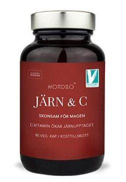 Nordbo Jern & C - Vegansk Jerntilskud med C-vitamin