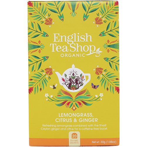 English Tea Shop Lemongrass  Citrus   Ginger Te økologisk   20 Br
