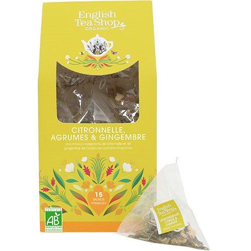 English Tea Shop Lemongrass  Citrus   Ginger Tea økologisk   15 Br