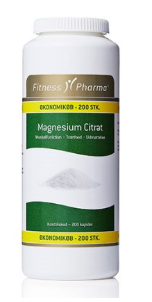 Fitness Pharma Magnesium Citrat  200 Kapsler
