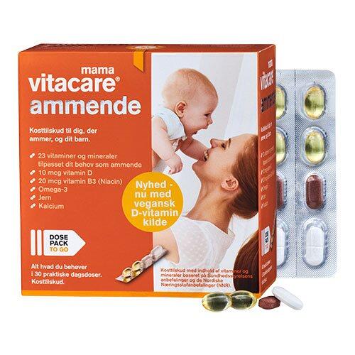 Mama Ammende Vitacare - Alt-i-en vitaminer til ammende