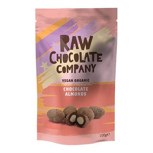 Rå Chokolade Mandler - Økologisk Snack med Kakaopulver