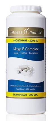 Fitness Pharma Mega B Complex  200 Kapsler