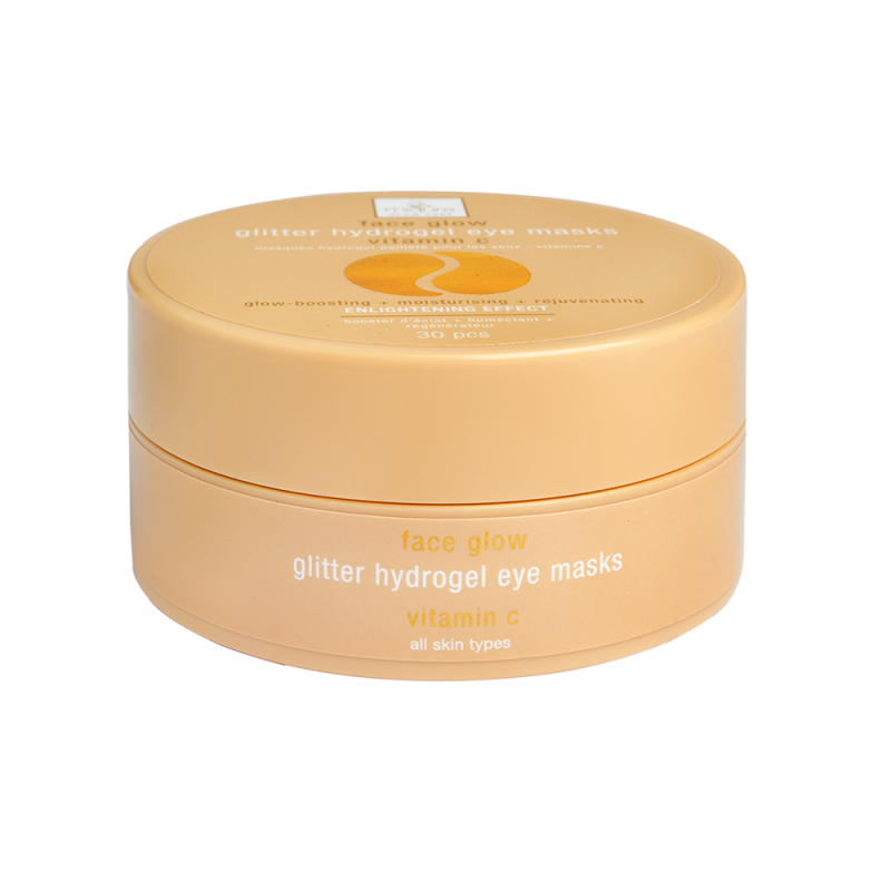 Miqura Glitter Hydrogel Øjenmasker med Vitamin C