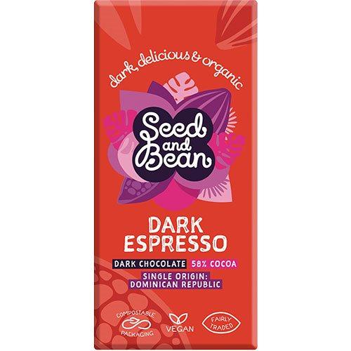 Mørk Chokolade med Kaffe fra Seed & Bean - 75 g