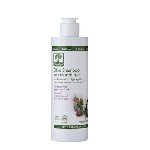 Bioselect Olive Shampoo For Colored Hair   200 Ml