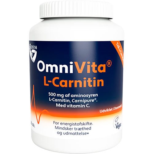 Biosym Omnivita L-Carnitin 100 Kapsler – Energistofskifte