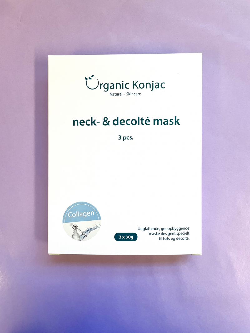 Organic Konjac Neck   Decolt?  Mask  Collagen