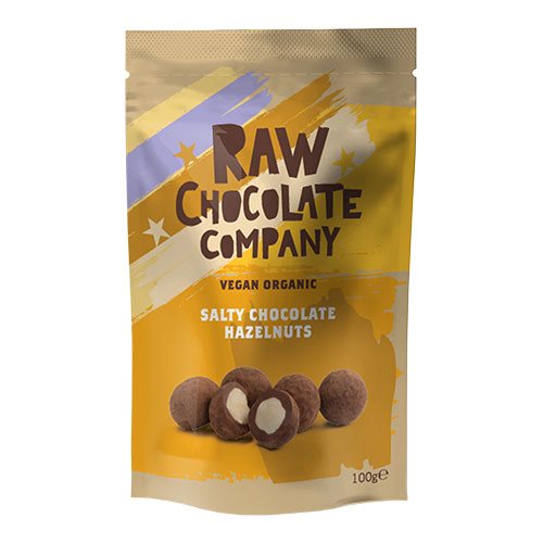 The Raw Chocolate Company Rå Chokolade Hasselnødder økologisk   100 G