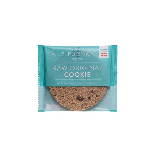 Guru Snack Raw Original Cookies ø Enkeltvis Indpakket   55 G