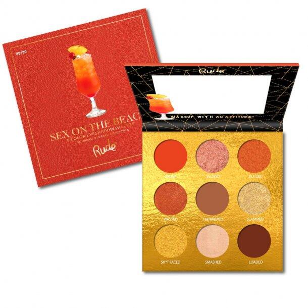 Rude Cosmetics Cocktail Party   9 Eyeshadow Palette   Sex On The Beach