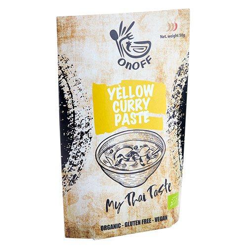 Økologisk Thai Gul Karrypasta fra OnOff Spices - 50 G