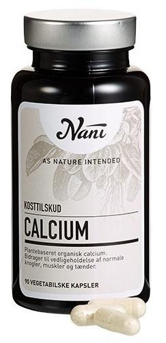 Nani Calcium 90 Kapsler - Styrk dine knogler naturligt!