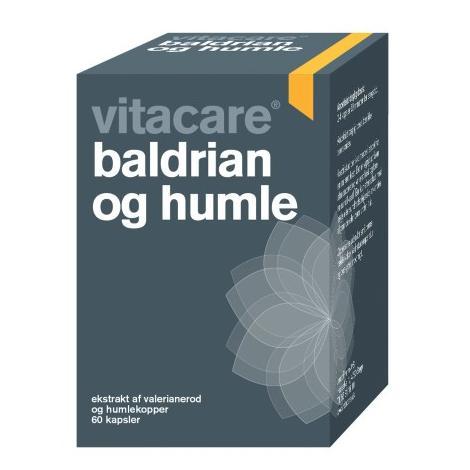 Vitacare Baldrian og Humle 60 tabletter - Naturligt kosttilskud