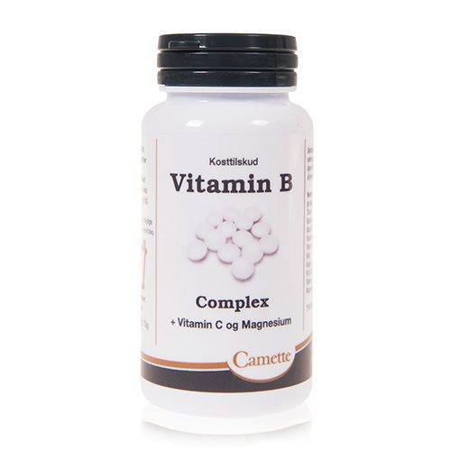 Camette B-Vitamin Kompleks med Magnesium 90 Tabletter