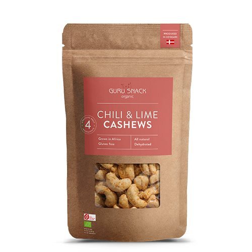 Cashews Chili   Lime økologisk   100 Gram