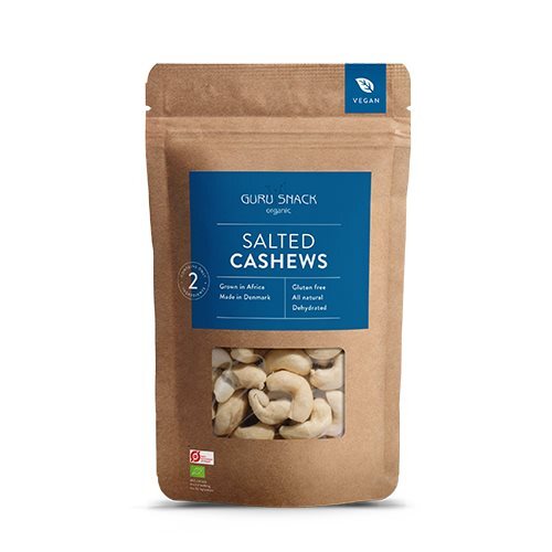Cashews Salted økologisk 100 Gram