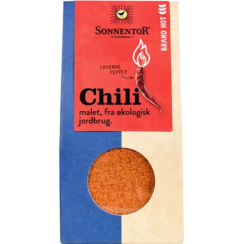 Sonnentor Chili Malet økologisk   40 G