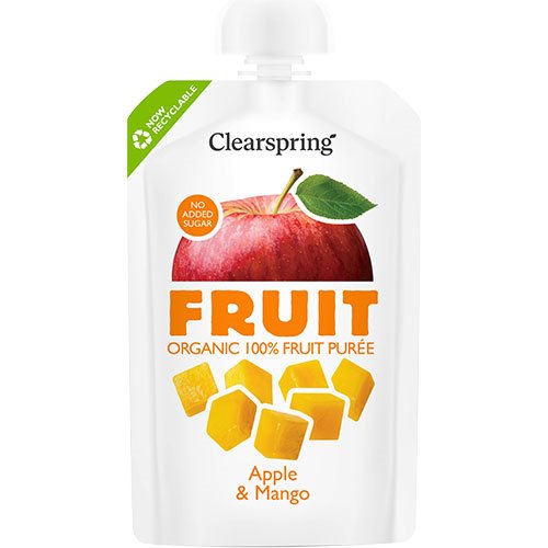 Clearspring æble   Mango Frugtpur?  økologisk   100 G