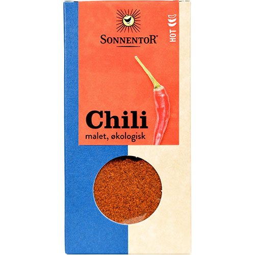 Sonnentor Chili Malet økologisk   40 G