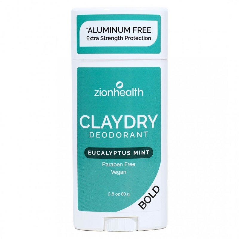 Zionhealth   Bio Claydry Deodorant   Eucalyptus Mint 80g
