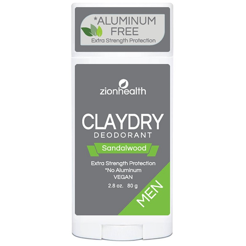 Zionhealth   Bio Claydry Deodorant   Sandalwood 80g
