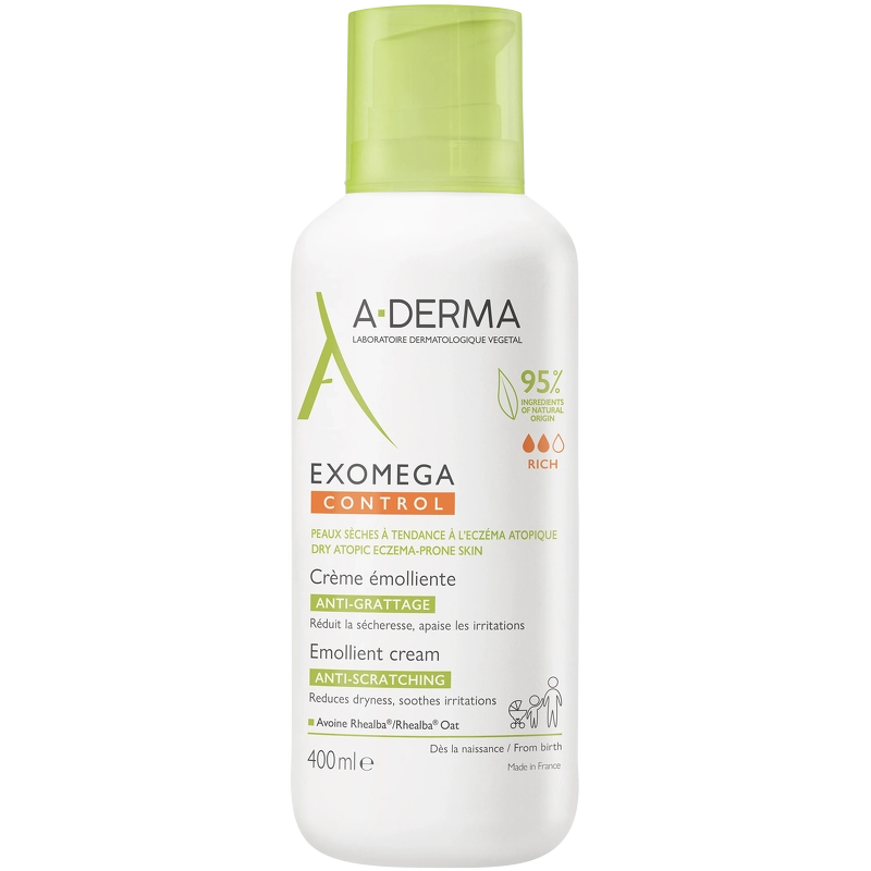 A Derma Exomega Control Emollient Cream 400 Ml