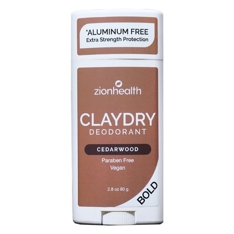 Zionhealth   Bio Claydry Deodorant   Cedarwood
