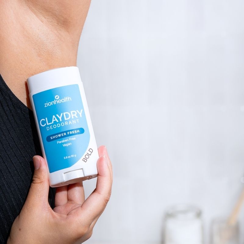 Zionhealth   Bio Claydry Deodorant   Shower Fresh