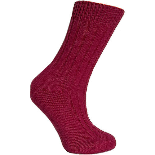 Clemente Merinostrømper Cerise Str  35 38